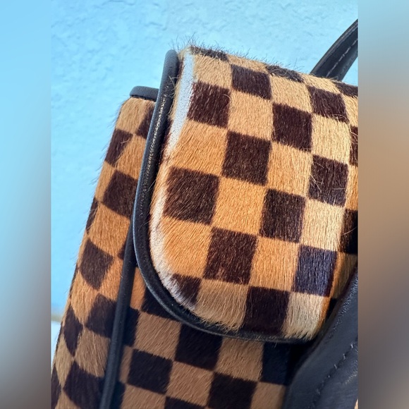 SOLD Louis Vuitton Lionne Damier Sauvage Handbag - Picture 10 of 13